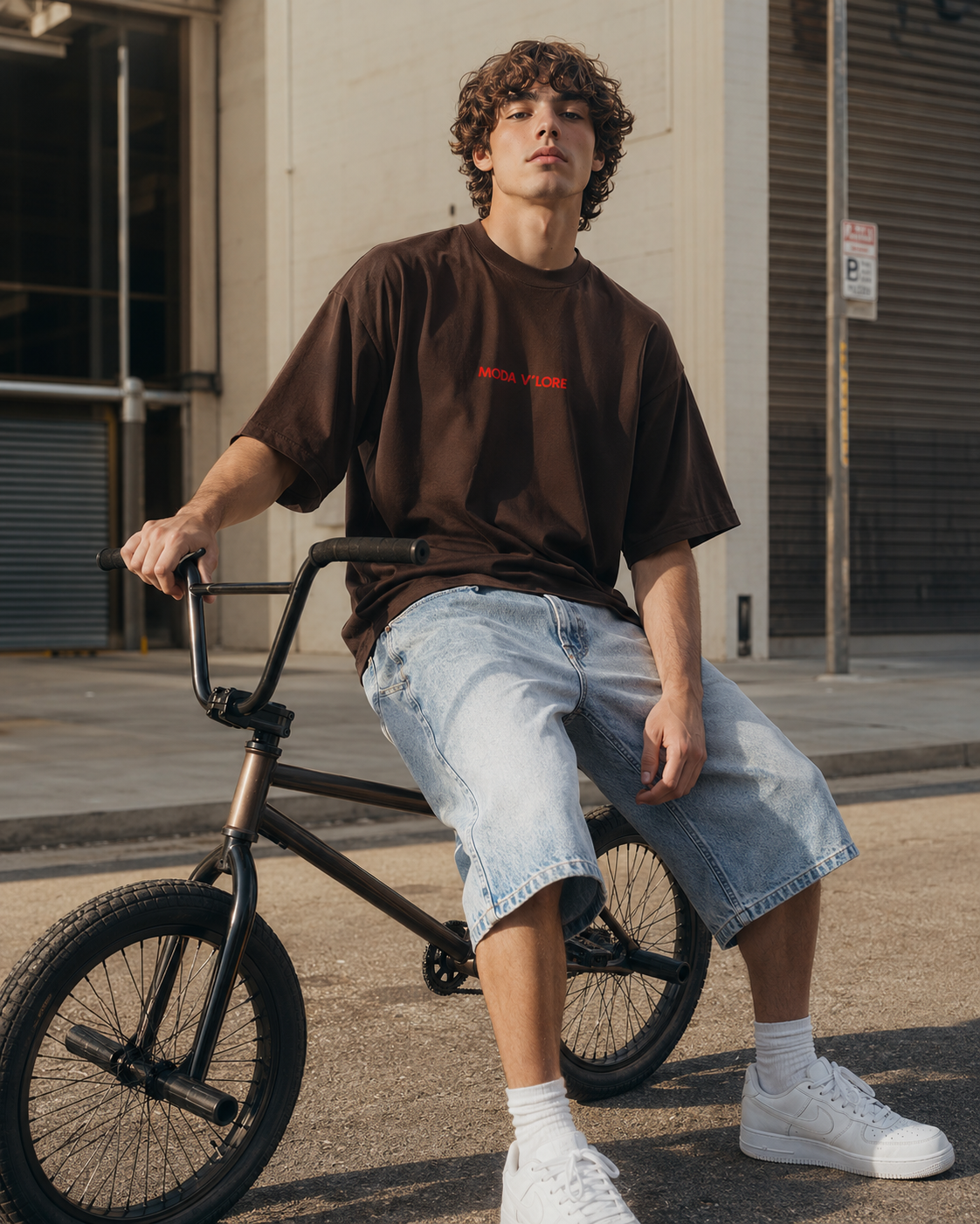 Relaxed Fit Crew Neck - Coffee