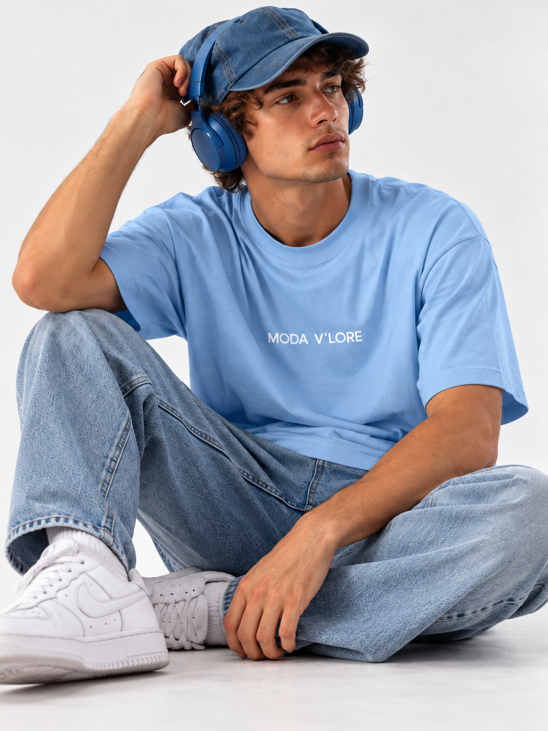 Relaxed Fit Crew Neck back