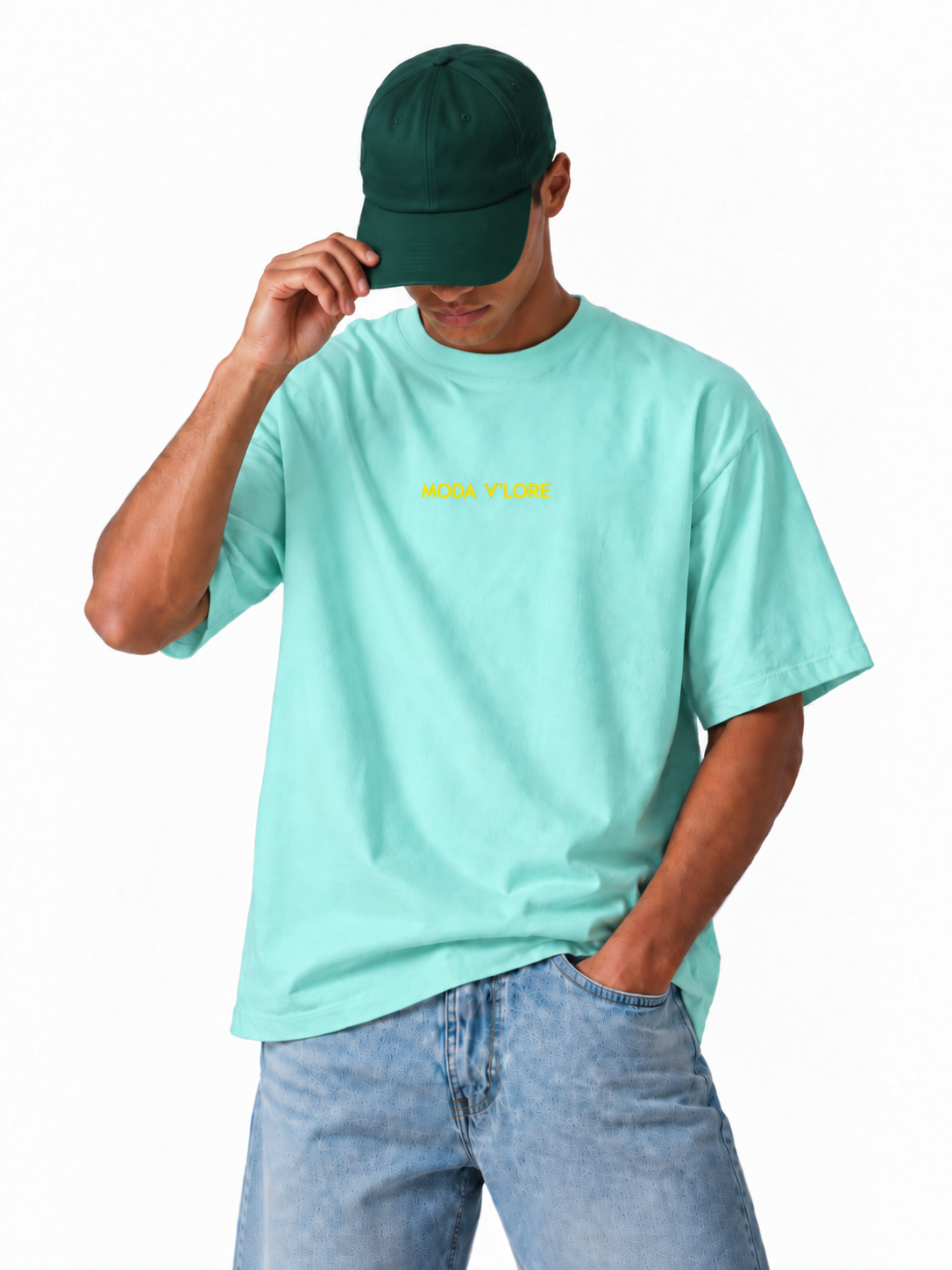 Relaxed Fit Crew Neck back